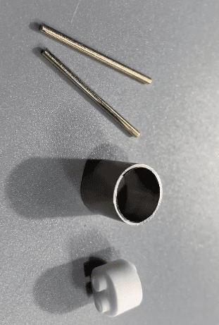 Stainless Steel and Gold-Plated Stainless Steel Pins with Ceramic Soldering