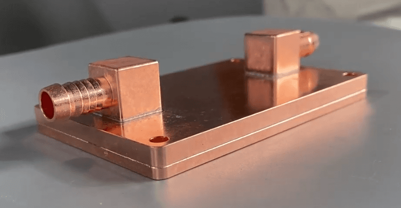 Finished Product of Vacuum Brazing of Copper Water-Cooled Plate