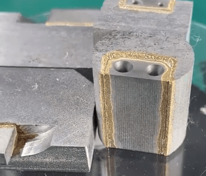 Vacuum brazing of tungsten steel to high-speed steel