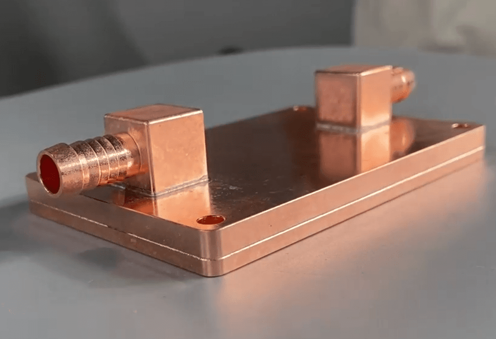 Finished Copper Water-Cooled Plates Manufactured Through Vacuum Brazing Technology